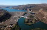 Le barrage de Furnas à Sao José da Bara, le 19 juillet 2021 dans l'Etat du Minas Gerais, au Brésil
