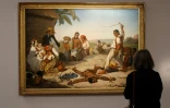 La toile "Le châtiment des quatre piquets dans les colonies" de Marcel Antoine Verdier, présenté à l'exposition "Le modèle noir de Géricault à Matisse", au musée d'Orsay, le 25 mars 2019