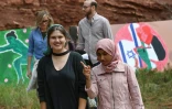 Des adolescentes israéliennes et palestiniennes campent pour la paix dans un ranch à Santa Fe, aux Etats-Unis 