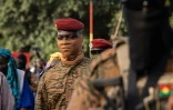 Le capitaine Ibrahim Traoré, le 15 octobre 2022 à Ouagadougou, au Burkina