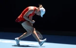 La Roumaine Simona Halep lors de son match contre la Monténégrine Danka Kovinic au 3e tour de l'Open d'Australie à Melbourne le 22 janvier