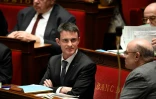 Le Premier ministre  Manuel Valls lors des questions au gouvernement le 20 janvier 2016 à l'Assemblée nationale à Paris