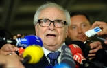 L'avocat Henri Leclerc, le 12 juin 2015 à la sortie d'un tribunal à Lille