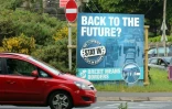 Une pancarte "non au Brexit" à Newry en Irlande du Nord le 7 juin 2016
