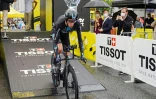 Romain Bardet au départ du contre-la-montre de l'étape inaugurale du Tour de France à Copenhague, le 1er juillet 2022 