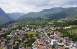 La ville de Peja au Kosovo, le 16 juin 2021.