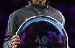 L'Espagnol Rafael Nadal après sa défaite face au Serbe Novak Djokovic en finale de l'Open d'Australie, à Melbourne, le 27 janvier 2019