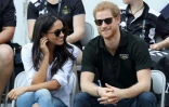 Le prince Harry et Meghan Markle pendant un match de tennis Ă Toronto, le 25 septembre 2017.