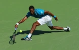 Gaël Monfils face au Chypriote Marcos Baghdatis en 8e de finale de l'US Open, le 4 septembre 2016 à New York
