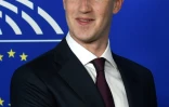 Le patron de Facebook Mark Zuckerberg, à Bruxelles le 22 mai 2018
