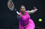 L'Américain Serena Williams face à la Bulgare Tsvetana Pironkova au tournoi Yarra Valley Classic à Melbourne, le 3 février 2021