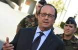 Le président François Hollande en déplacement le 11 août 2016 à Tulle 