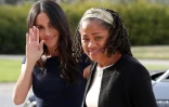 Meghan Markle et sa mère Doria Ragland à l'hôtel Cliveden House près de Windsor, le 18 mai 2018