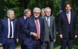 Didier Reynders, Jean Asselborn, Frank-Walter Steinmeier, Paolo Gentiloni, Jean-Marc Ayrault et Bert Koenders le 25 juin 2016 à Berlin