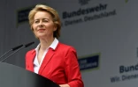 La ministre de la Défense allemande et nouvelle présidente désignée de la Commission européenne Ursula von der Leyen le 15 juin à Fassberg, en Allemagne