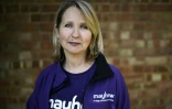 La directrice du refuge Mayhew, Elvira Meucci-Lyons, le 3 avril 2025 à Londres