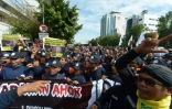 Des milliers de musulmans manifestant le 13 décembre 2016 à Jakarta réclamant l'incarcération du gouverneur