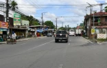Une rue de Tacloban, dix ans après le typhon Haiyan, le 9 octobre 2023 aux Philippines