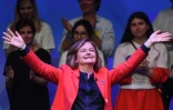 Nathalie Loiseau tête de liste La République en Marche (LREM), à laMutualité à Paris, le 24 mai 2019