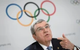 Le président du Comité international olympique (CIO) Thomas Bach lors d'une conférence de presse à Lausanne le 10 janvier 2020.
