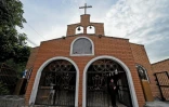 Une église dans le quartier Pablo Escobar à Madellin, en Colombie, le 8 septembre 2017