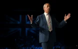 Le leader du parti nationaliste Reform UK Nigel Farage, le 30 juin 2024 Ă Birmingham
