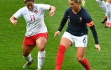 Amandine Henry en équipe de France contre le Canada au Tournoi de France amical le 4 mars 2020 à Calais
