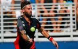 Benoit Paire lors du match contre Dusan Lajovic à l'US Open le 29 août 2016 à New York