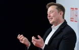 Elon Musk, patron de Tesla et de SpaceX, lors de la 43e cérémonie des "Volants d'or" le 12 novembre 2019 à Berlin