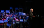 Le candidat démocrate Bernie Sanders à Grand Prairie (Texas), aux Etats-Unis, le 27 février 2016