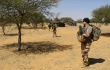 Une patrouille de l'opération française Barkhane, à In-Tillit, dans le centre du Mali, le 1er novembre 2017