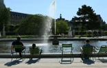 Dans le jardin des Tuileries à Paris le 31 mai 2020
