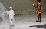 Le pape François au Vatican le 21 octobre 2020