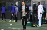 L'entraîneur de Lyon, Rudi Garcia, lors du 8e de finale de la Coupe de France contre le Red Star, le 8 avril 2021 au stade Bauer à Saint-Ouen