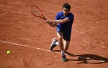 Gilles Simon, lors du premier tour à Roland-Garros, le 30 mai 2021