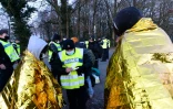 Des renforts de gendarmerie ont continué à arriver à Lieuron le 2 janvier 2021, où s'est déroulée la rave party sauvage