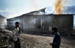 De nombreux habitants du village de Charektar, près de Kalbajar, ont préféré brûler leur maison, le 14 novembre 2020, en quittant la zone qui repasser le lendemain sous contrôle des forces azerbaïdjanaises
