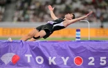 Le Néo-Zélandais Hamish Kerr, vainqueur du concours de la hauteur aux Mondiaux de Tokyo, le 16 septembre 2025