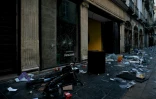 Des commerces pillés et vandalisés à Bordeaux, au lendemain d'une manifestation contre la vie chère, le 18 octobre 2026