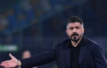 L'entraîneur de Naples, Gennaro Gattuso, lors du match de Serie A à domicile contre la Juventus, le 26 janvier 2020