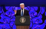 Donald Trump lors du sommet annuel annuel du forum de l'Asie-Pacifique (Apec), à Danang (Vietnam), le 10 novembre 2017