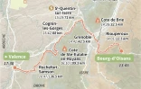 Le peloton a quitté vendredi en début d'après-midi Le Bourg-d'Oisans vers Valence pour une 13e étape longue de 169,5 kilomètres