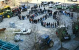 Manifestation d'agriculteurs à Rodez (Aveyron), le 27 novembre 2024