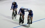 Les Françaises ont pris le bronze de la poursuite aux Championnats d'Europe à Munich, le 12 août 2022 