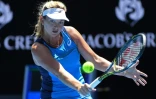 Coco Vandeweghe lors du match l'opposant à Garbine Muguruza le 24 janvier 2017 à Melbourne