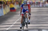 Le Français Thibaut Pinot lors de la 8e étape du Tour de France le 13 juillet 2019