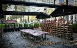 Un restaurant des Champs-Elysées fermé pour cause de confinement le 12 novembre 2020