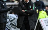 L'entraîneur de Saint-Etienne, Claude Puel, lors de la défaite à domicile de son équipe, battue 5-0 par Rennes, le 5 décembre 2021 au Stade Geoffroy-Guichard