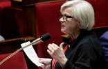 La ministre du Travail, de la Santé, des Solidarités et des Familles, Catherine Vautrin à l'Assemblée nationale, le 9 avril 2025 à paris