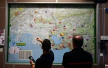 Le PC opérationnel du service départemental d'incendie et de secours, le 25 juillet 2023 à Marseille, dans les Bouches-du-Rhône